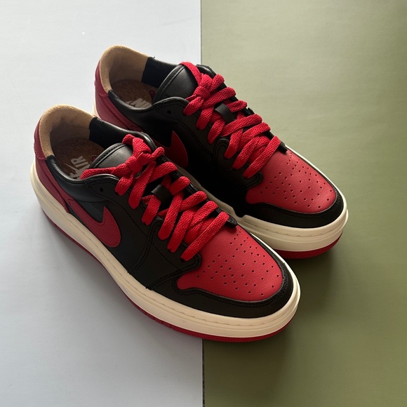 Nike Shoes - Nike Women’s Platform Jordan 1 Low Bred